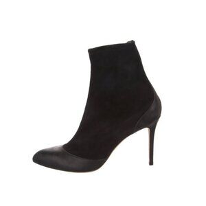 Alexa Wagner Sandra Stivaletto 90MM Black Sock Booties